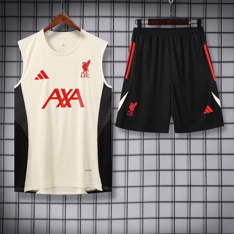 AAA(Thailand) Liverpool 25/26 White Soccer Training Sets 02