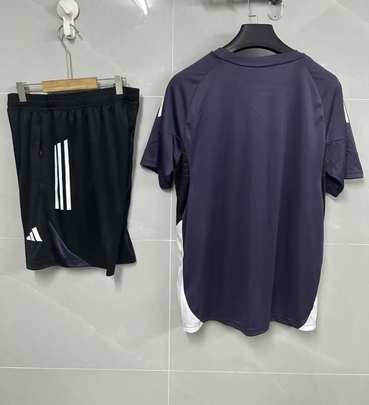 AAA(Thailand) Manchester United 25/26 Dark Blue Soccer Training Sets