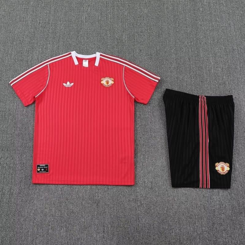 AAA(Thailand) Manchester United 25/26 Red Soccer Training Sets