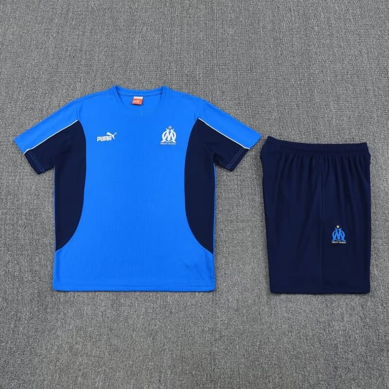 AAA(Thailand) Marseilles 25/26 Blue Soccer Training Sets 02