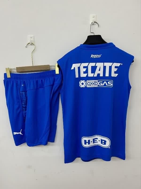 AAA(Thailand) Monterrey 25/26 Blue Soccer Training Sets 02