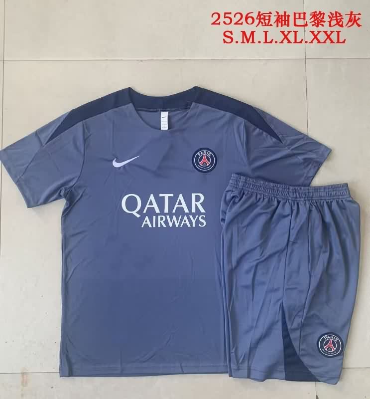 AAA(Thailand) Paris St German 25/26 Grey Soccer Training Sets