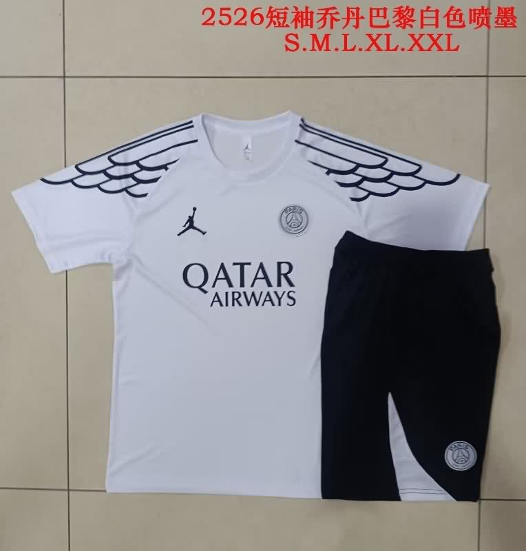 AAA(Thailand) Paris St German 25/26 White Soccer Training Sets 03