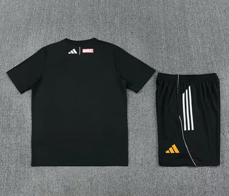 AAA(Thailand) Real Madrid 25/26 Black Soccer Training Sets 03