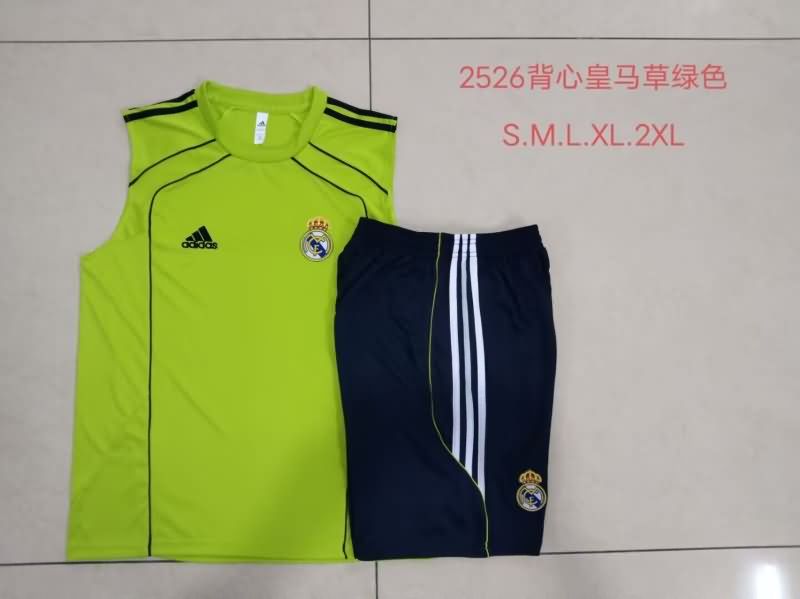 AAA(Thailand) Real Madrid 25/26 Green Soccer Training Sets 02