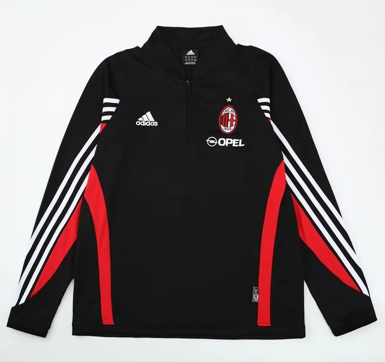 AAA(Thailand) AC Milan 2003/04 Black Soccer Sweater