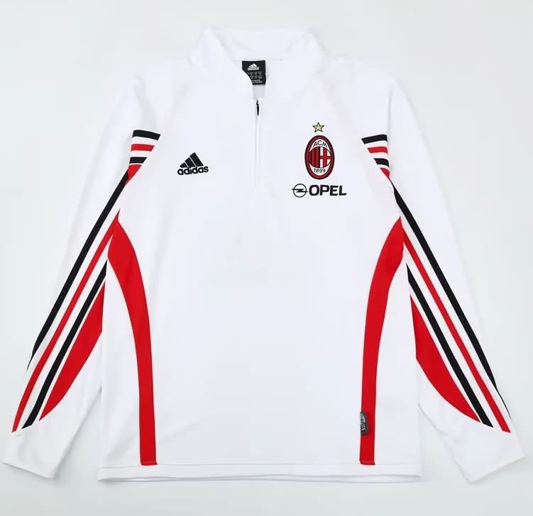 AAA(Thailand) AC Milan 2003/04 White Soccer Sweater