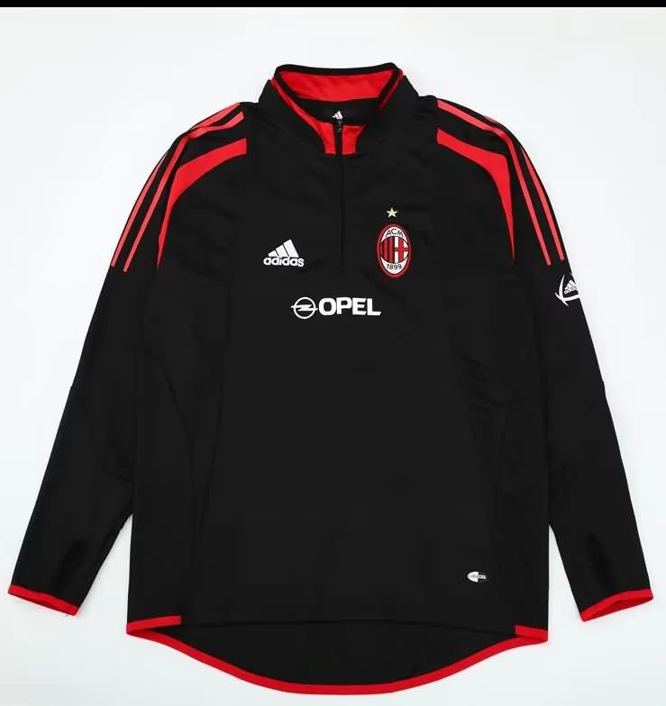 AAA(Thailand) AC Milan 2004/05 Black Soccer Sweater