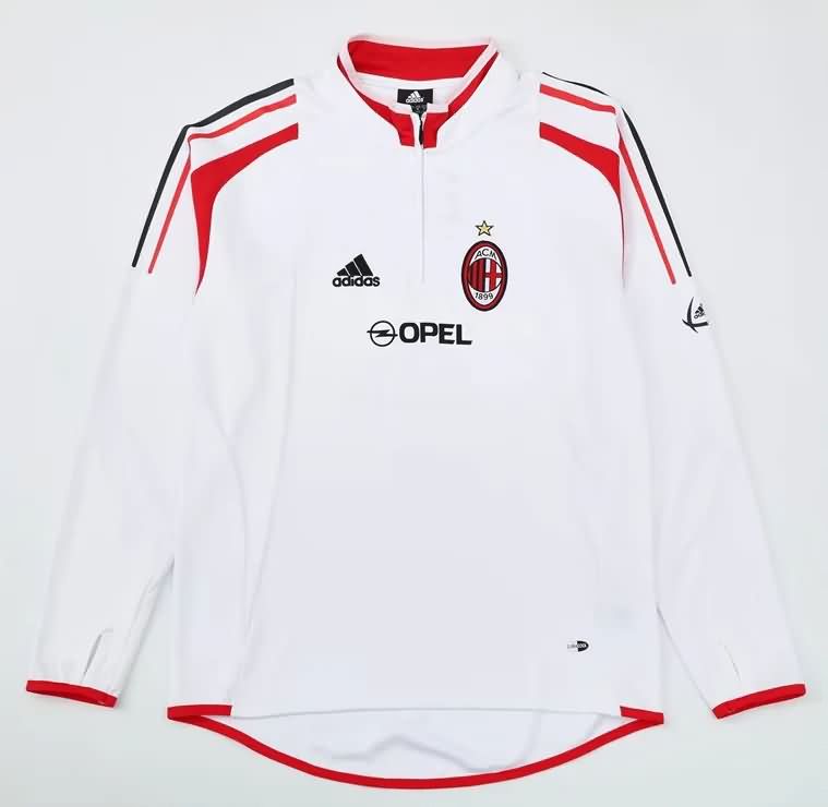 AAA(Thailand) AC Milan 2004/05 White Soccer Sweater