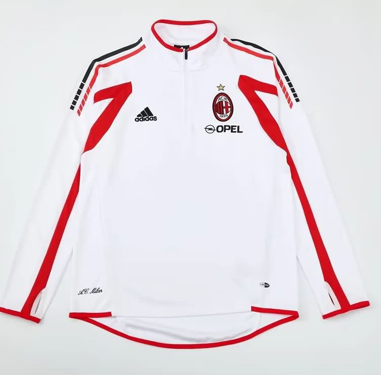AAA(Thailand) AC Milan 2005/06 White Soccer Sweater