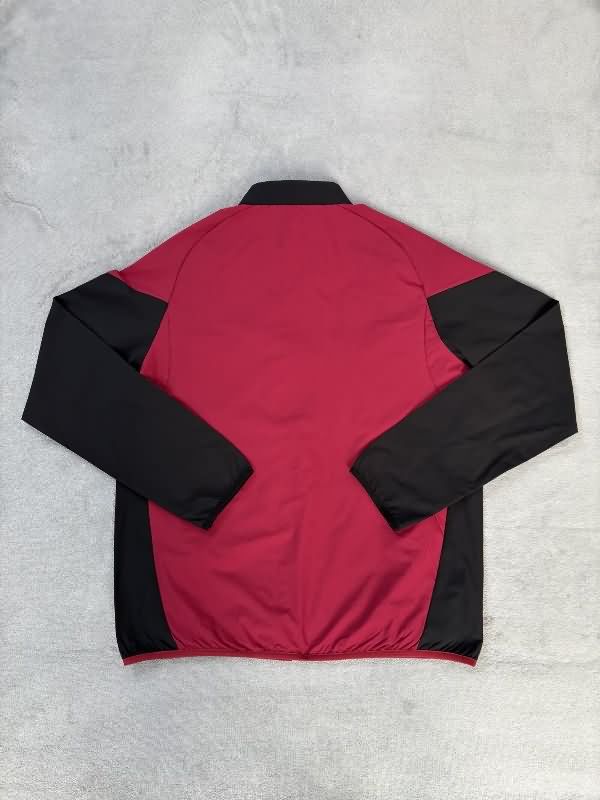 AAA(Thailand) AS Roma 25/26 Red Soccer Windbreaker