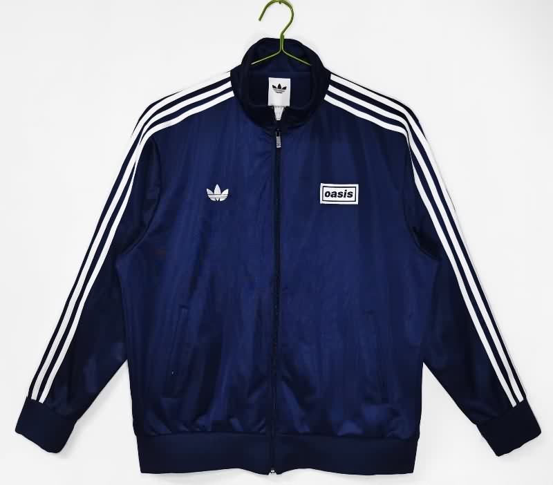 AAA(Thailand) Adidas Oasis 2025 Dark Blue Soccer Jacket