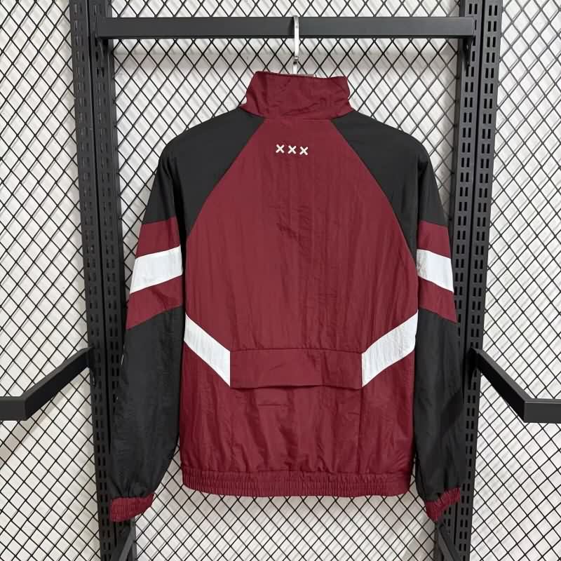 AAA(Thailand) Ajax 25/26 Red Soccer Windbreaker