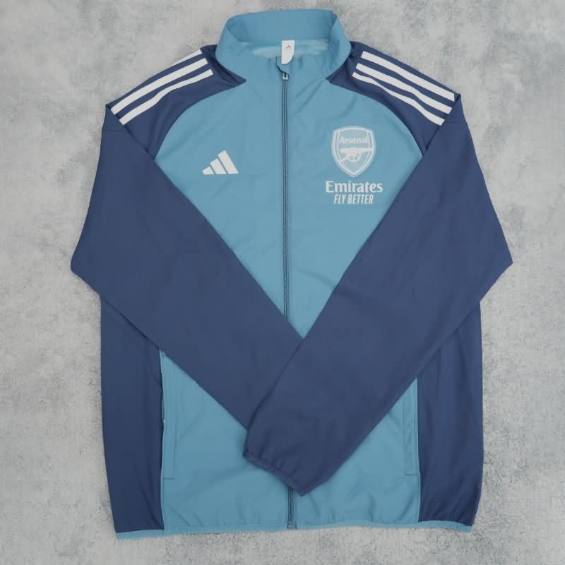 AAA(Thailand) Arsenal 25/26 Blue Soccer Windbreaker