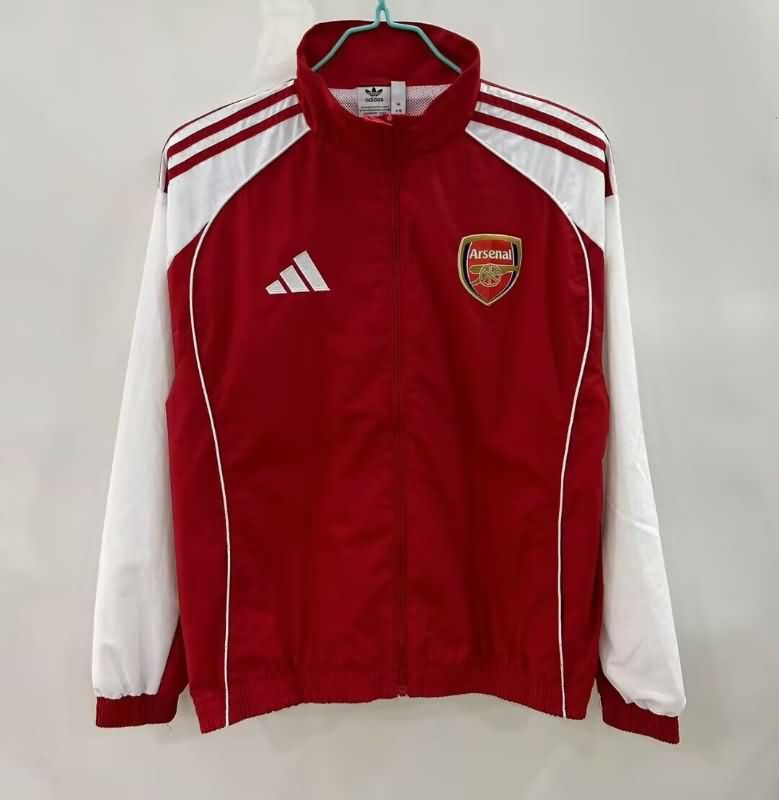 AAA(Thailand) Arsenal 25/26 Red Soccer Windbreaker