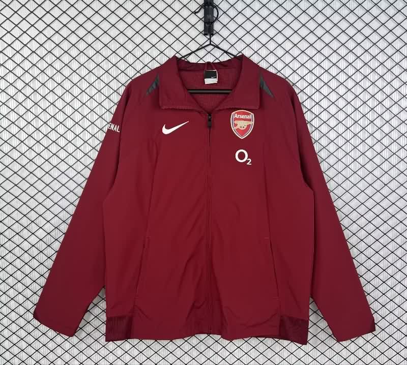 AAA(Thailand) Arsenal 25/26 Red Soccer Windbreaker 02