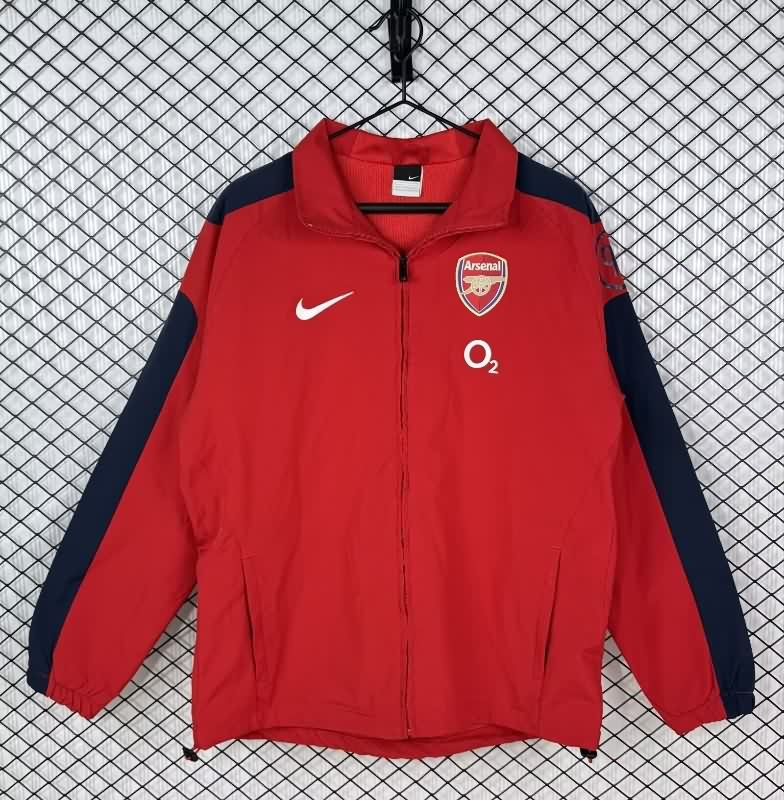 AAA(Thailand) Arsenal 25/26 Red Soccer Windbreaker 03