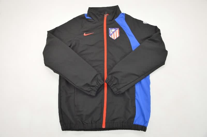 AAA(Thailand) Atletico Madrid 25/26 Black Soccer Windbreaker