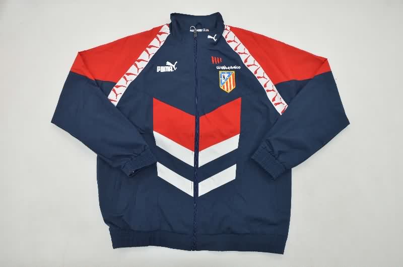 AAA(Thailand) Atletico Madrid 25/26 Dark Blue Soccer Windbreaker