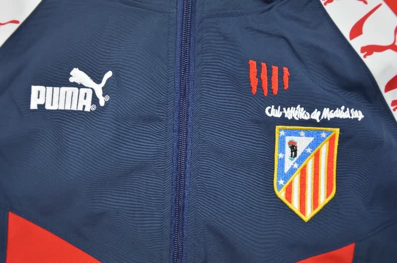 AAA(Thailand) Atletico Madrid 25/26 Dark Blue Soccer Windbreaker