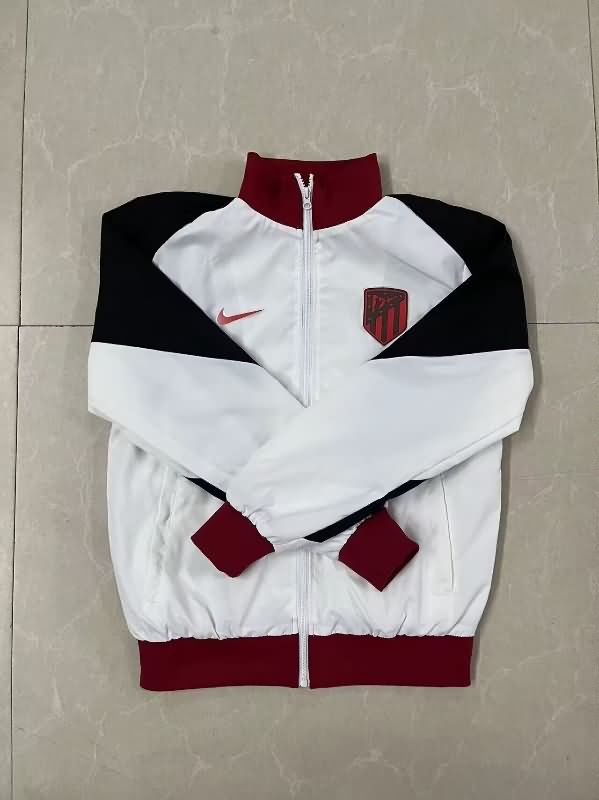 AAA(Thailand) Atletico Madrid 25/26 White Soccer Windbreaker