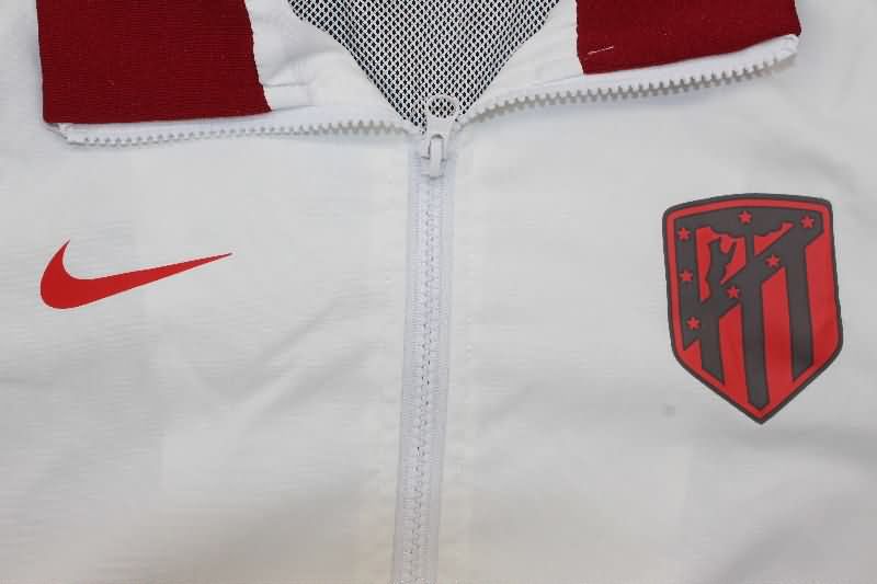 AAA(Thailand) Atletico Madrid 25/26 White Soccer Windbreaker