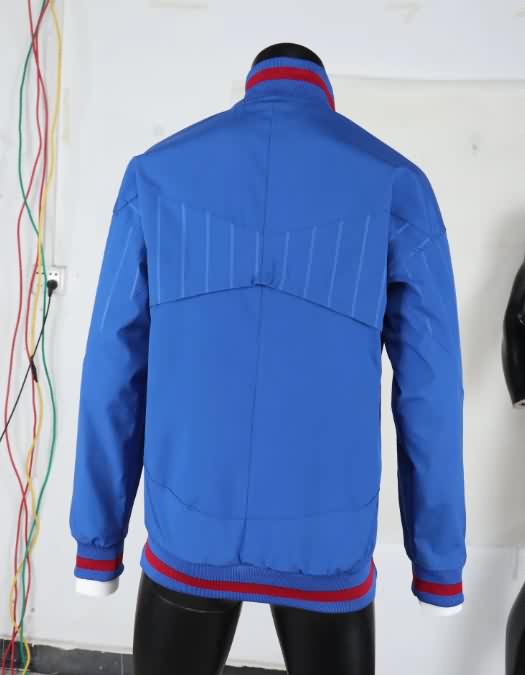 AAA(Thailand) Barcelona 25/26 Blue Soccer Windbreaker
