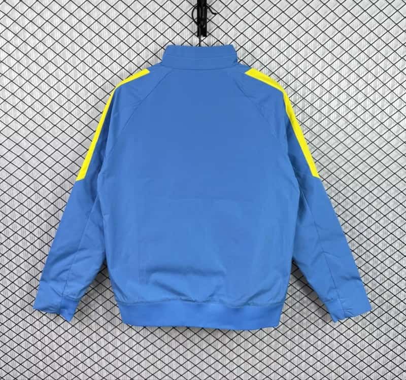 AAA(Thailand) Barcelona 25/26 Blue Soccer Windbreaker 03