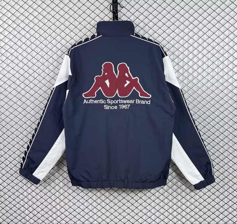 AAA(Thailand) Barcelona 25/26 Dark Blue Soccer Windbreaker 05