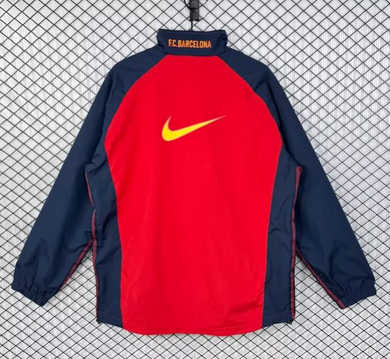 AAA(Thailand) Barcelona 25/26 Red Soccer Windbreaker