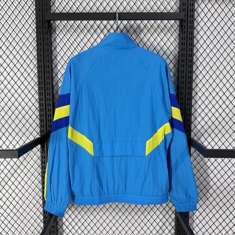 AAA(Thailand) Boca Juniors 25/26 Blue Soccer Windbreaker 02