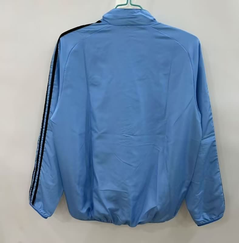 AAA(Thailand) Boca Juniors 25/26 Blue Grey Reversible Soccer Windbreaker