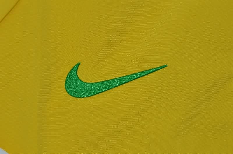 AAA(Thailand) Brazil 2025 Yellow Soccer Windbreaker