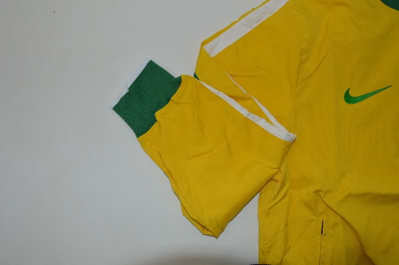 AAA(Thailand) Brazil 2025 Yellow Soccer Windbreaker