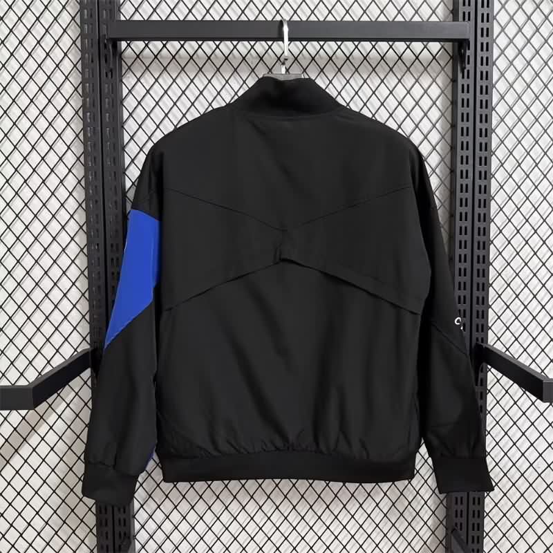 AAA(Thailand) Chelsea 25/26 Black Soccer Windbreaker