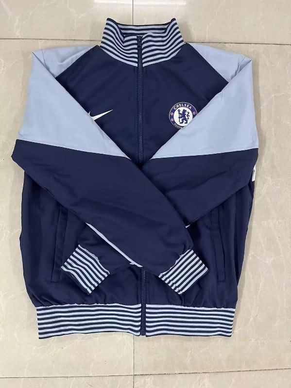 AAA(Thailand) Chelsea 25/26 Dark Blue Soccer Windbreaker