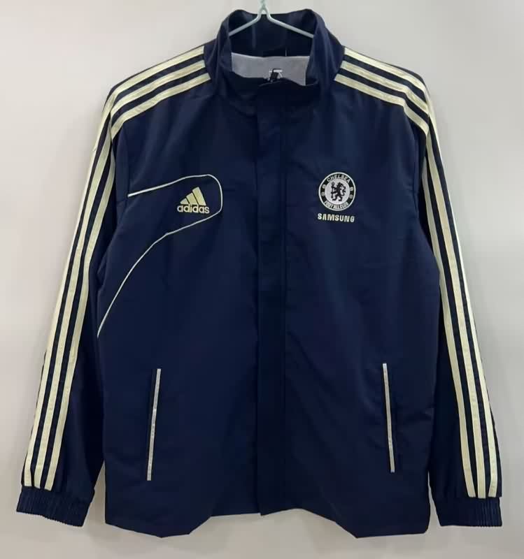 AAA(Thailand) Chelsea 25/26 Dark Blue Soccer Windbreaker 03