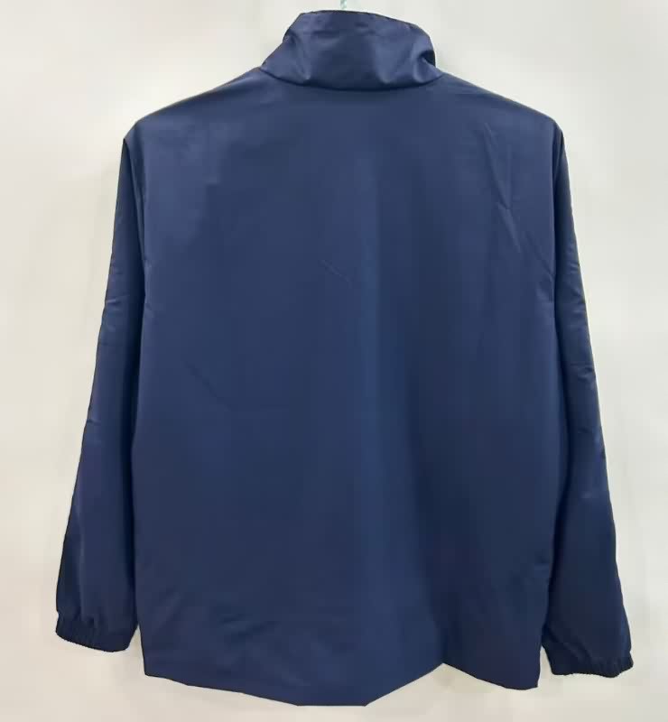 AAA(Thailand) Chelsea 25/26 Dark Blue Soccer Windbreaker 03