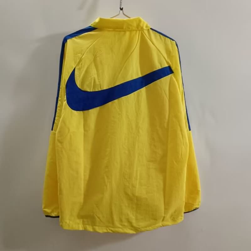 AAA(Thailand) Club America 25/26 Yellow Reversible Soccer Windbreaker