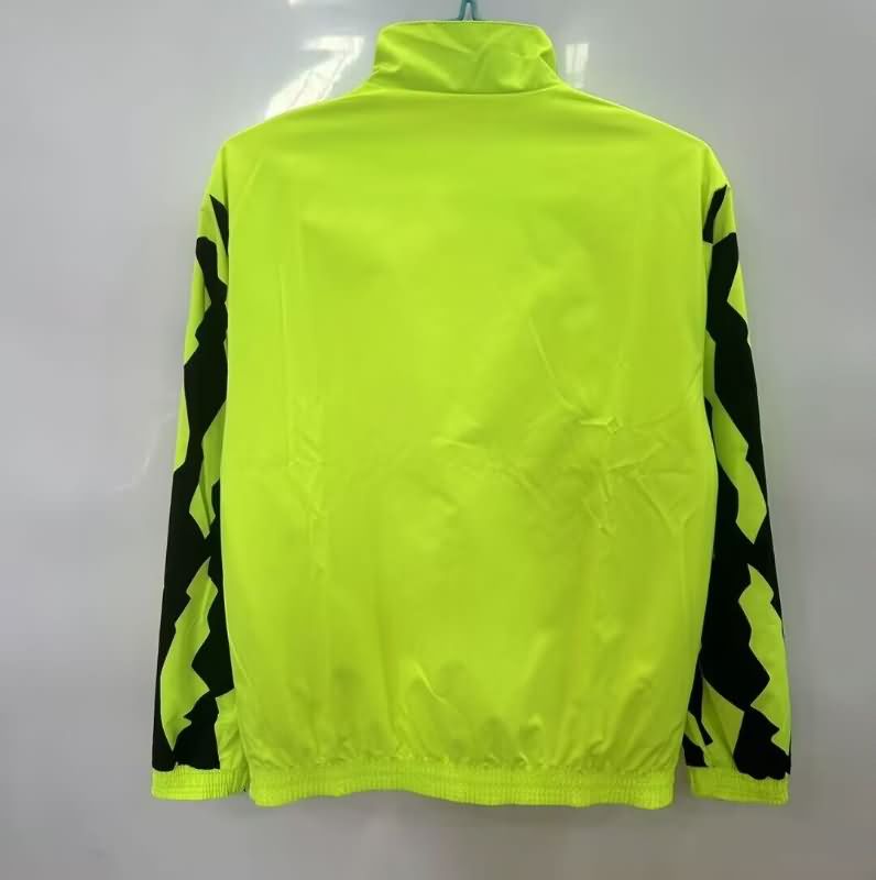 AAA(Thailand) Dortmund 25/26 Yellow Green Reversible Soccer Windbreaker