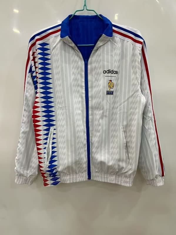 AAA(Thailand) France 2025 Blue White Reversible Soccer Windbreaker