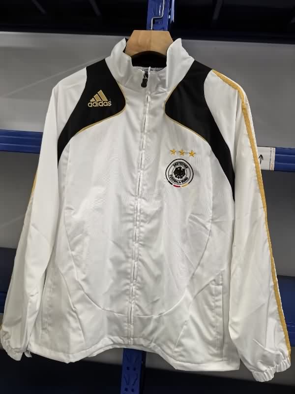 AAA(Thailand) Germany 2025 White Soccer Windbreaker 04