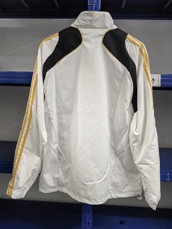 AAA(Thailand) Germany 2025 White Soccer Windbreaker 04