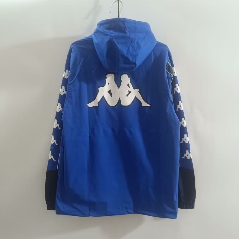 AAA(Thailand) Italy 2025 Blue Soccer Windbreaker 02