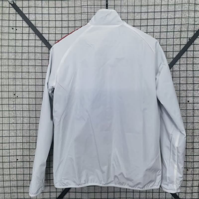AAA(Thailand) Italy 2025 Blue White Reversible Soccer Windbreaker