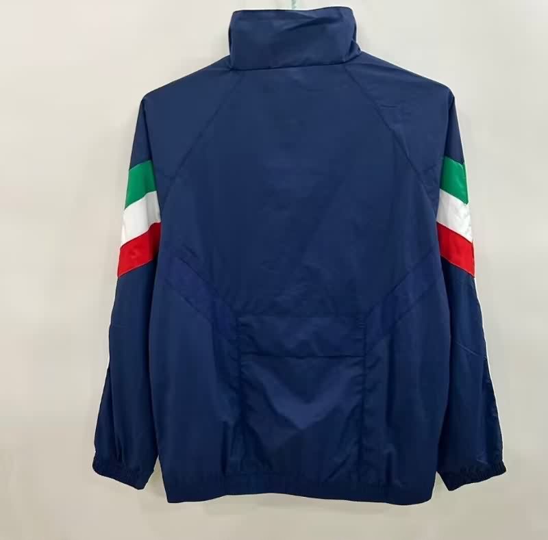 AAA(Thailand) Italy 2025 Dark Blue Soccer Windbreaker
