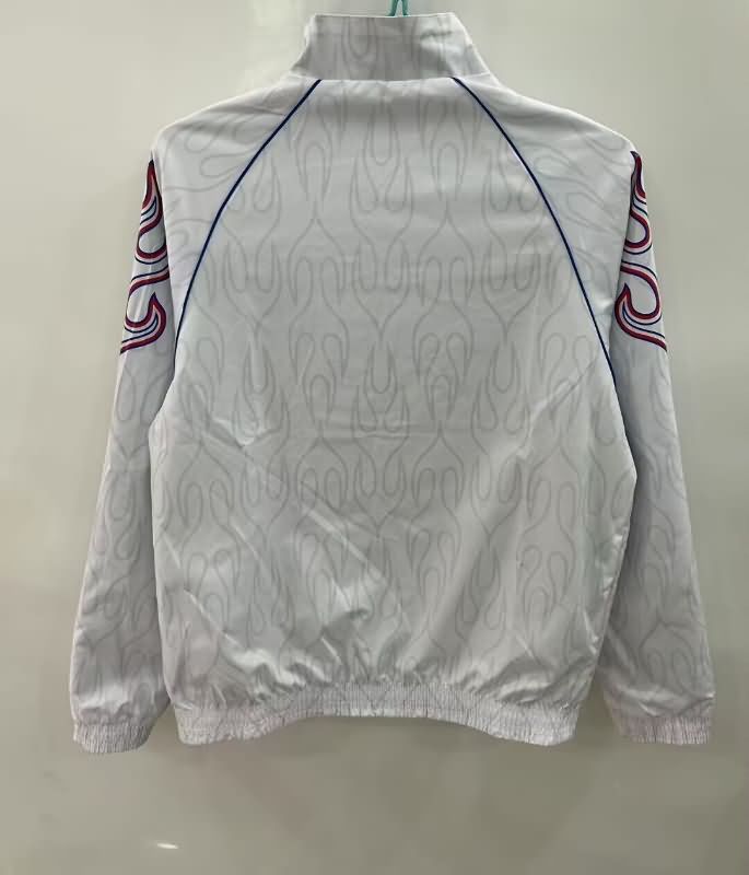 AAA(Thailand) Japan 2025 Blue White Reversible Soccer Windbreaker
