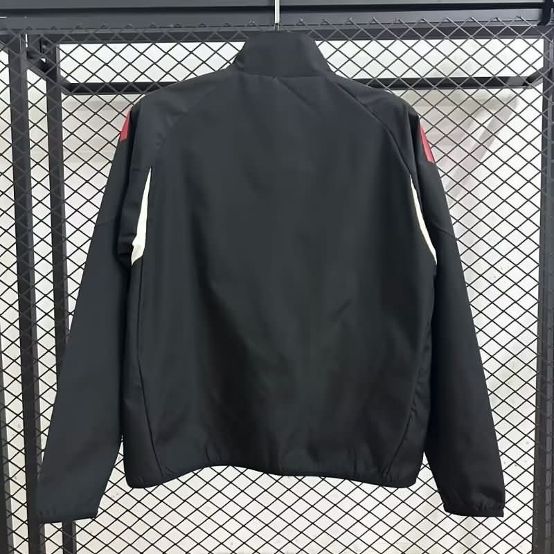 AAA(Thailand) Liverpool 25/26 Black Soccer Windbreaker 02
