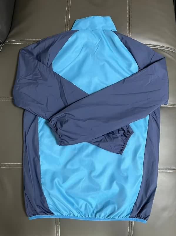 AAA(Thailand) Lyon 25/26 Light Blue Soccer Windbreaker