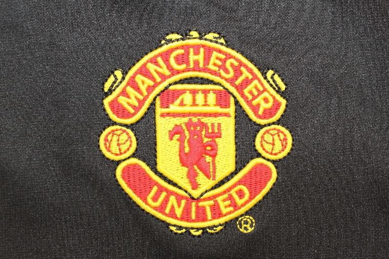 AAA(Thailand) Manchester United 1998/99 Black Soccer Sweater